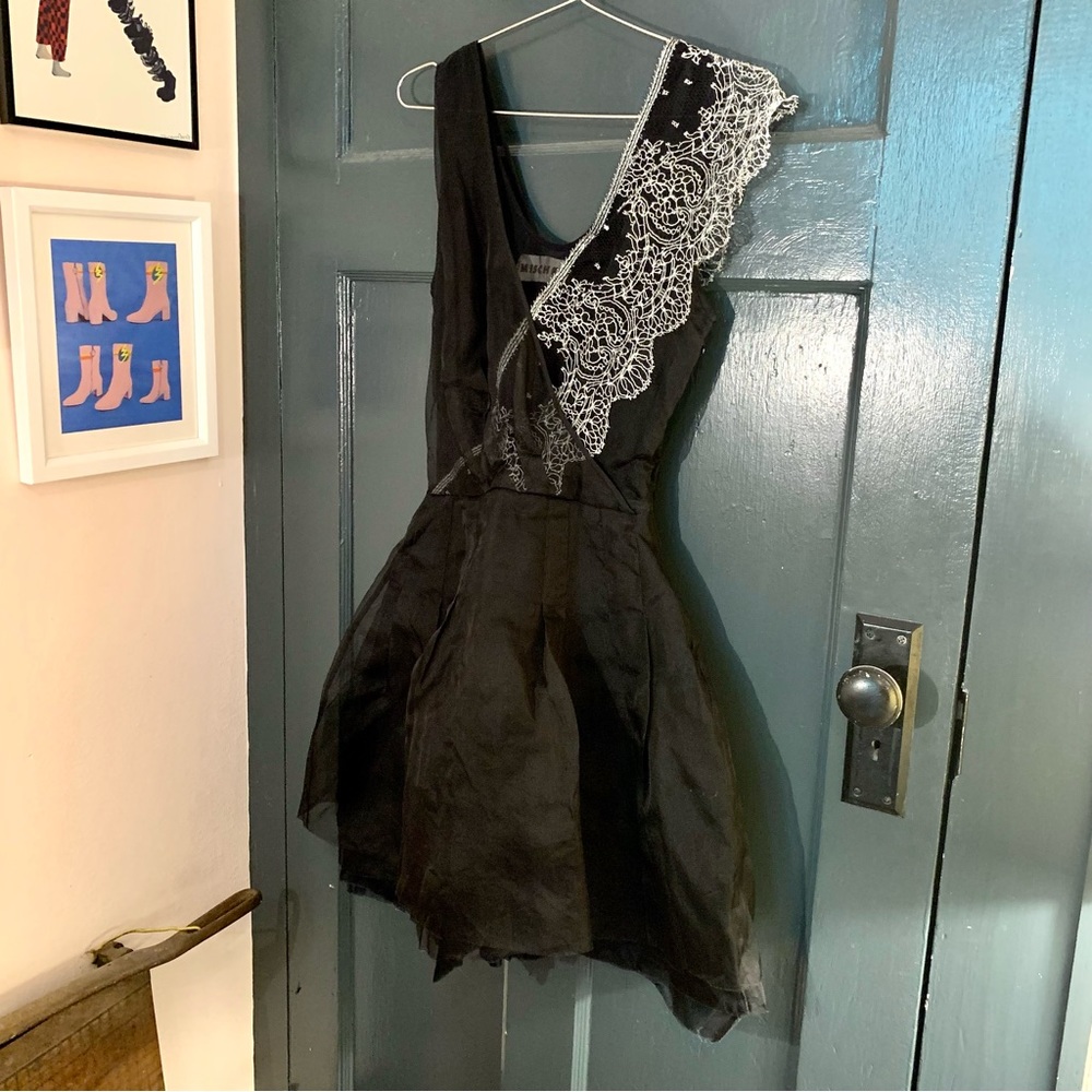 Mischen Silk Organza Lace Dress